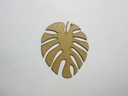 Laser Cut Monstera Cutout 76mm