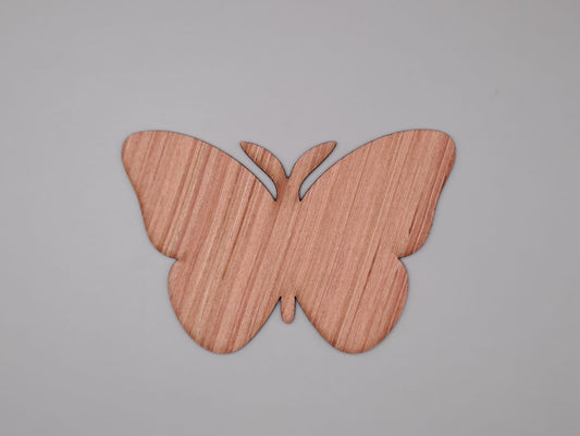 Laser Cut Butterfly Unfinished Wood Cutout 76mm