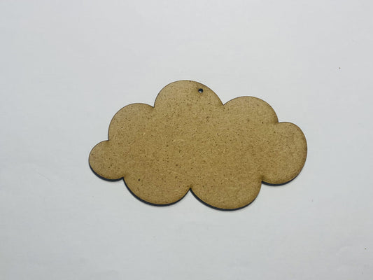 Laser Cut Cloud Shape 76mm high