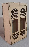 Laser Cut Wine Box double 350x210x110 design 1