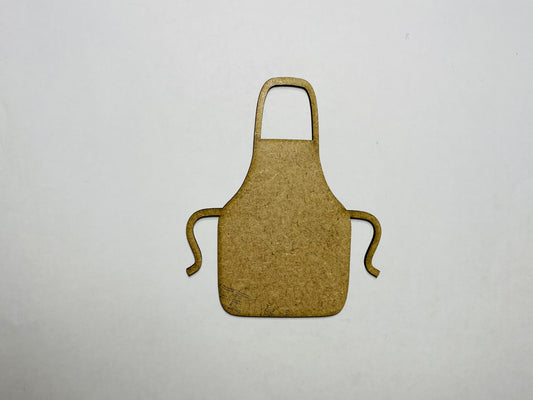 Laser Cut Wood Apron Cutout 76mm